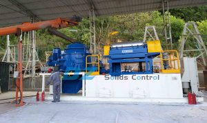 BZ oil gas drilling solids control system