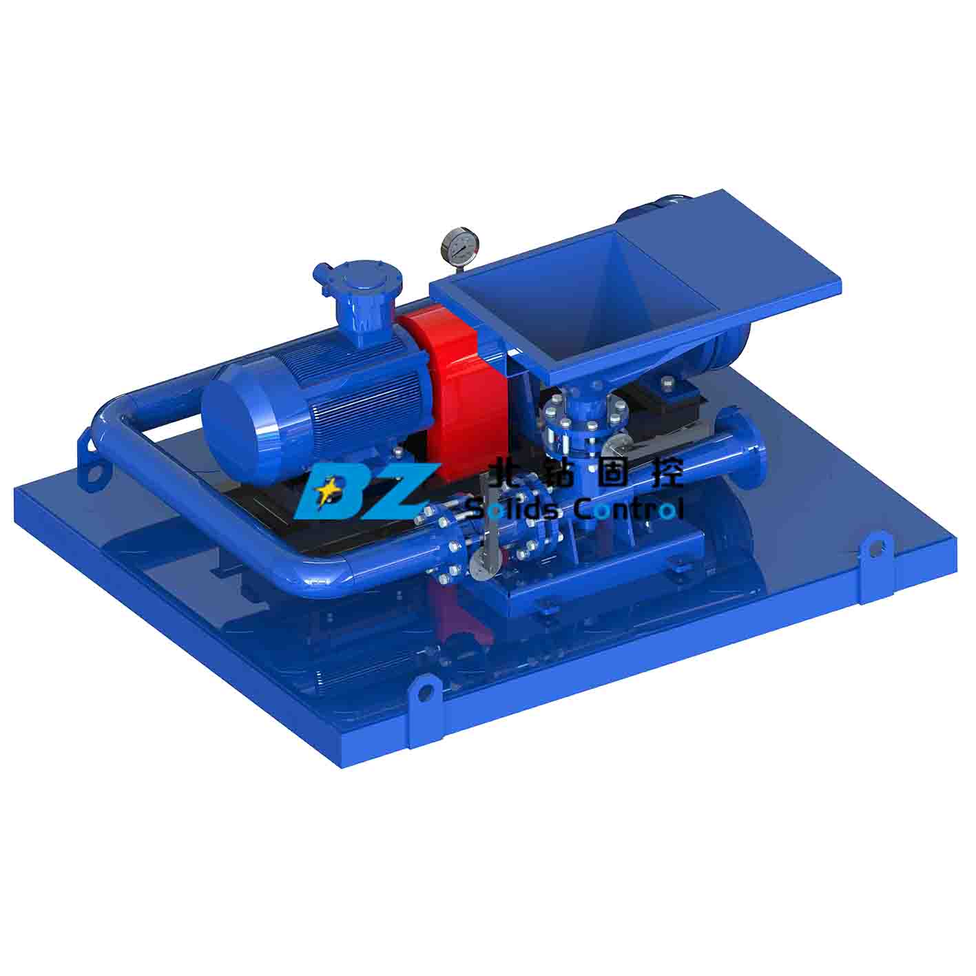 drilling fluid mixing hopper