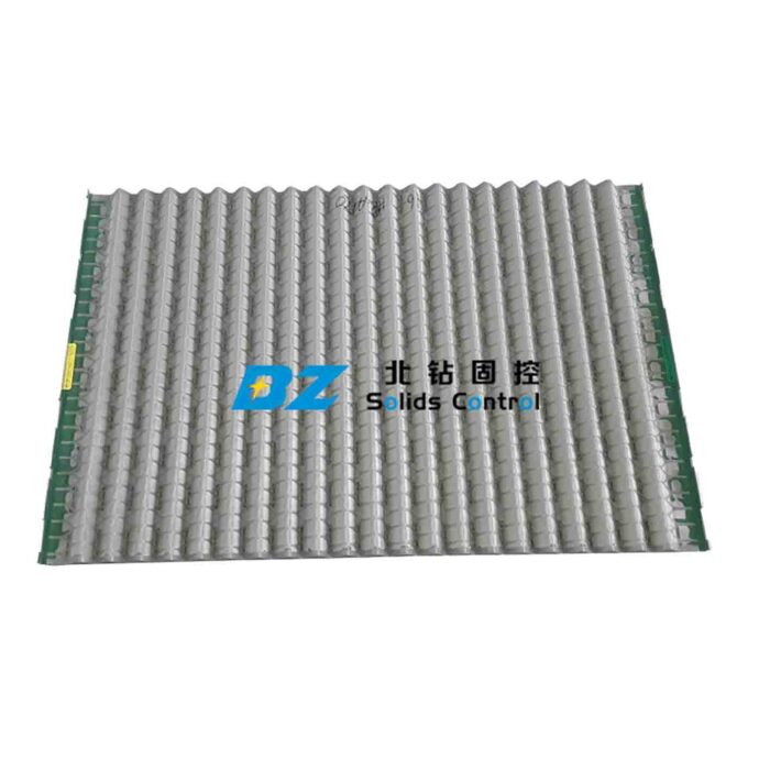Corrugated replacement shale shaker screen