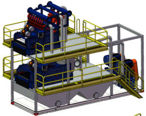 360m³ slurry separation system