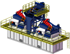 500m³ slurry separation system